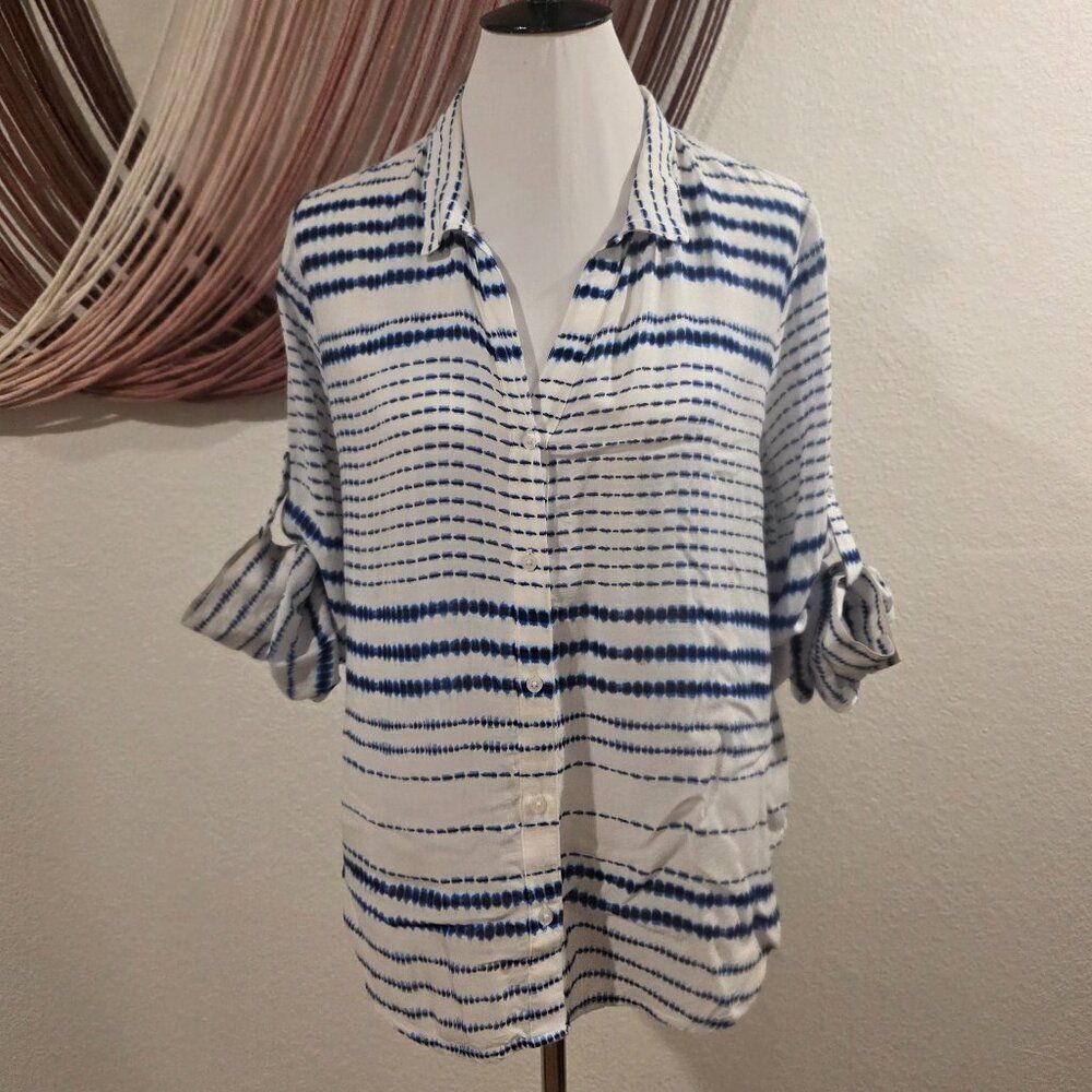 Cloth & Stone Button Up Blouse Sz S